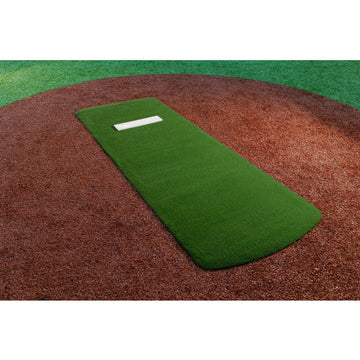 Paisley's Long Spiked Non-Slip Softball Pitching Mat green diagonal view