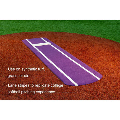 Portolite Ultimate Spiked Softball Pitching Mat