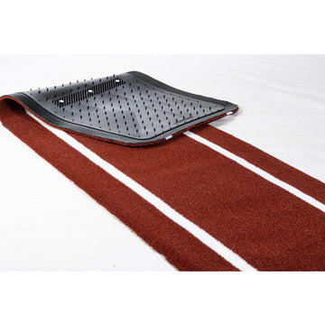 Portolite Signature Non-Skid Softball Pitching Mat with Spikes