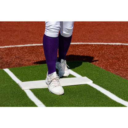 Portolite Pro Softball Pitching Mat with Non Skid Back