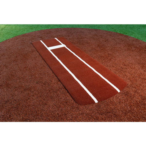 Portolite Pro Softball Pitching Mat with Non Skid Back