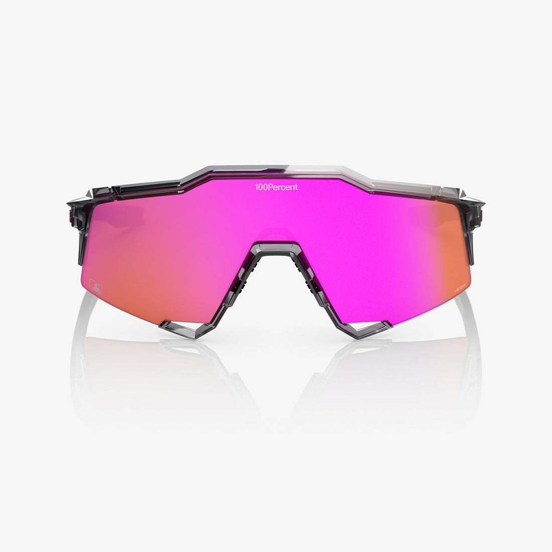 100% SPEEDCRAFT MLB Authentic Polished Translucent Grey - HiPER Vital Pink Mirror Lens