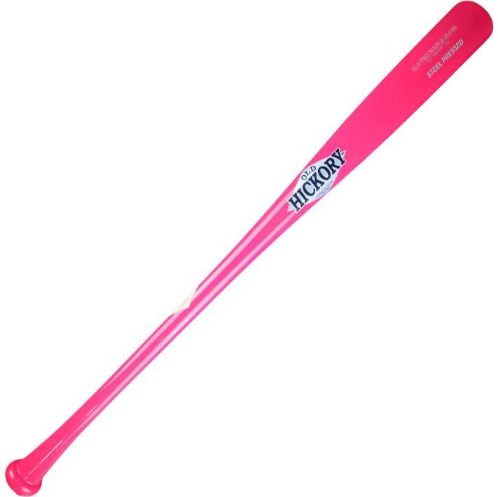 Old Hickory J143M Steel Pressed Pink Maple Wood Bat: J143M-P