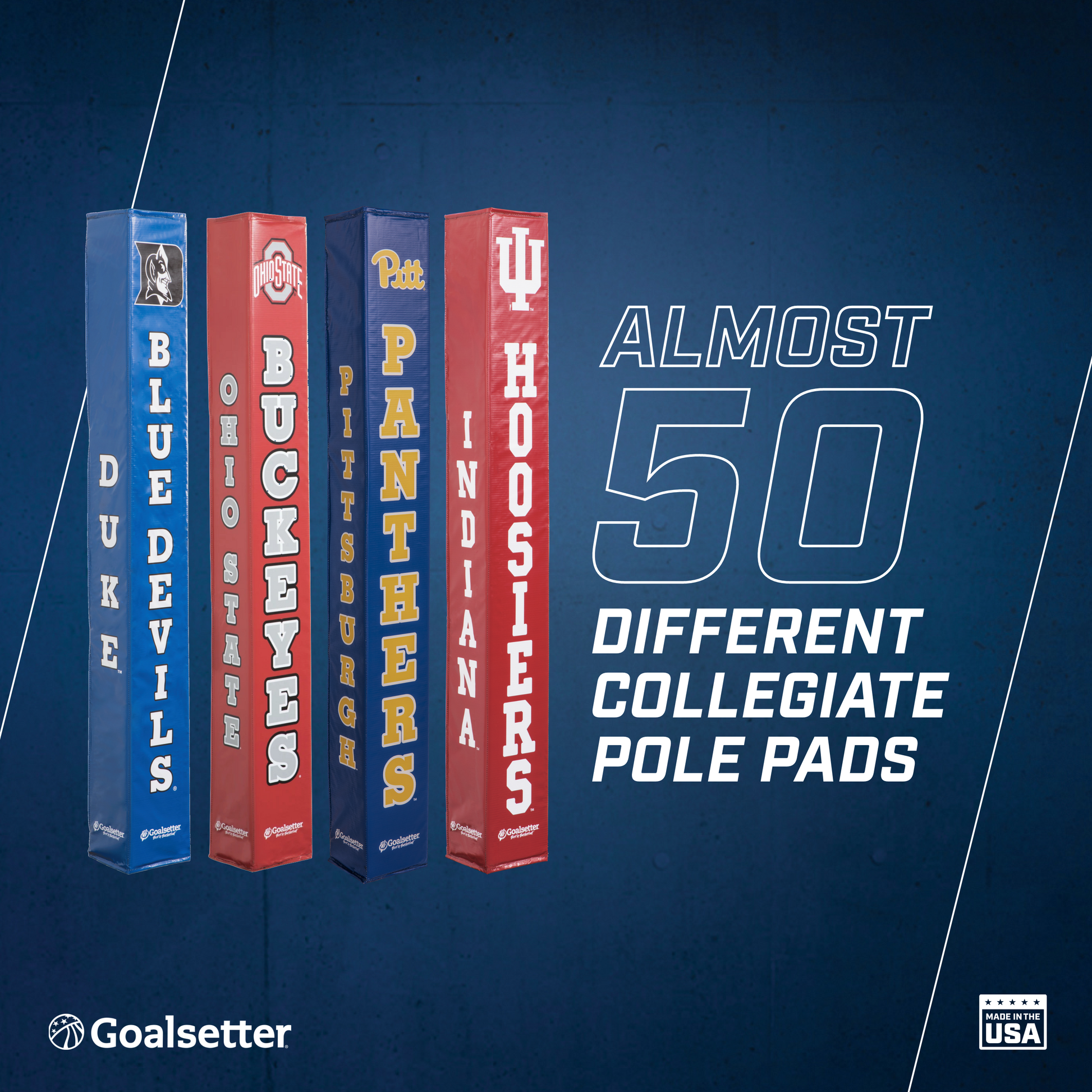 Indiana Hoosiers Basketball Pole Pad