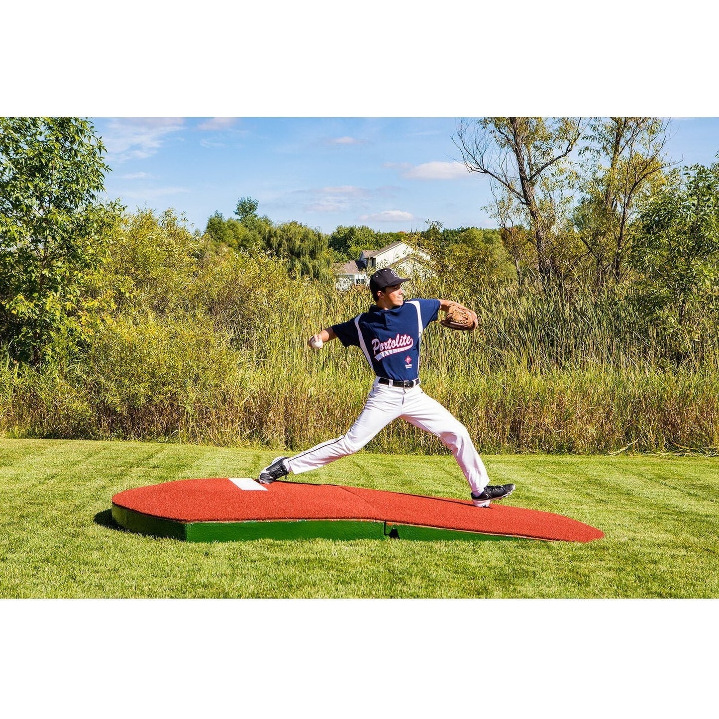 Portolite 10" Full Size 2-Piece Portable Practice Pitching Mound