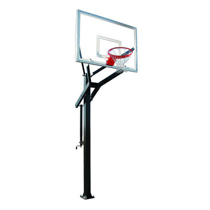 PowerHouse™ 5 Adjustable In-Ground Bolt-Down Basketball Hoop by First Team