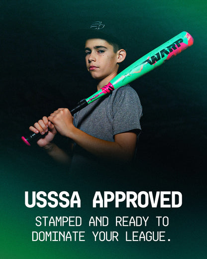 2025 AXE Warp (-10) 2 3/4" USSSA Baseball Bat: L148P