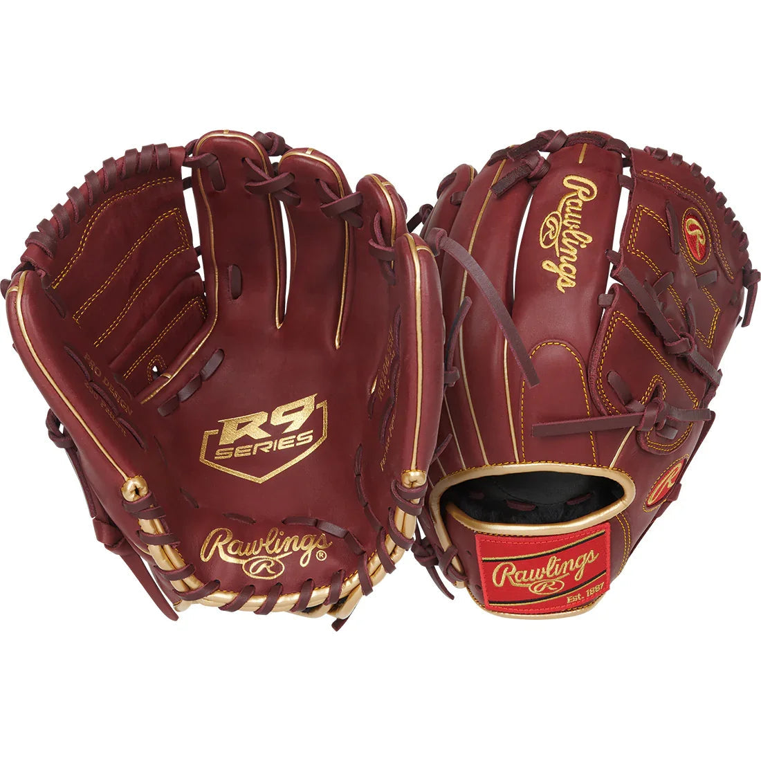 Rawlings R9 Series 12" Infield/Pitcher's Baseball Glove: R9206-9SH