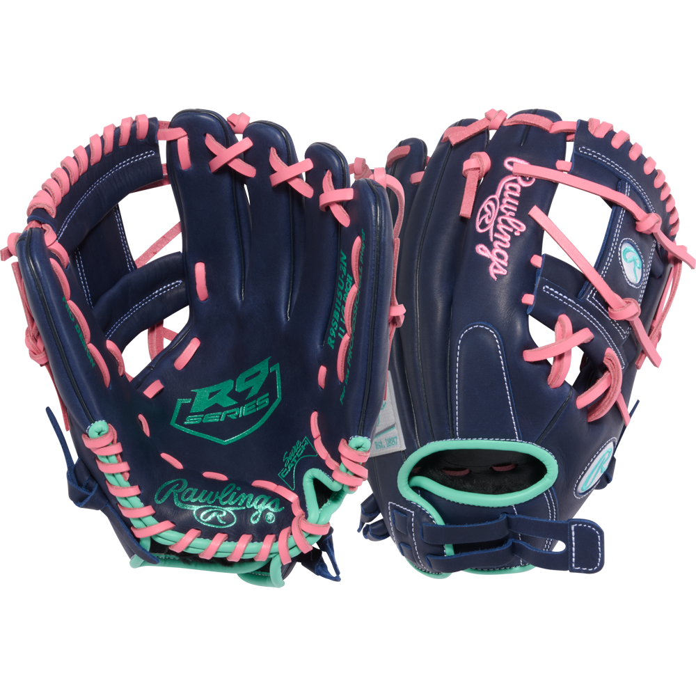 Rawlings R9 11.5" Fastpitch Glove: R9SB115U-2N