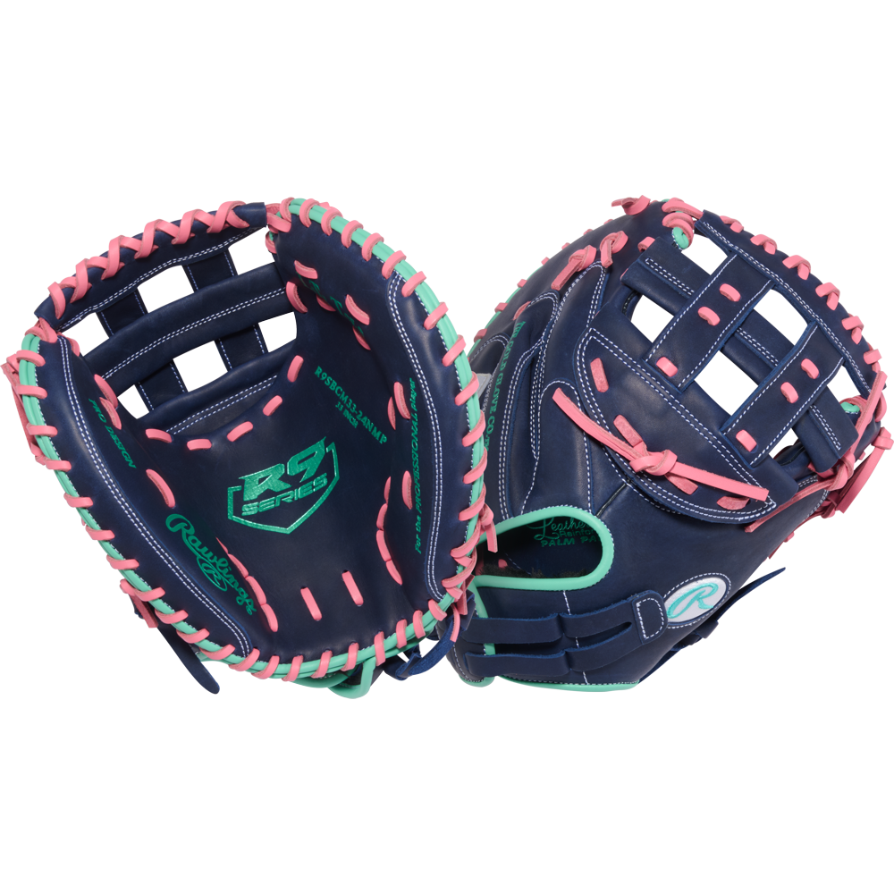 Rawlings R9 33" Fastpitch Catcher's Mitt: R9SBCM33-24NMP
