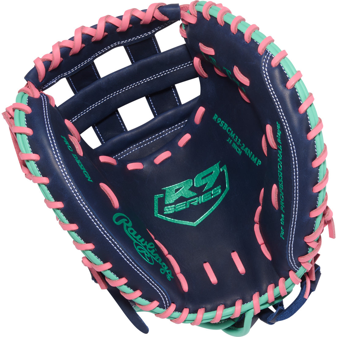 Rawlings R9 Series 33" Fastpitch Softball Catchers Mitt: R9SBCM33-24NMP