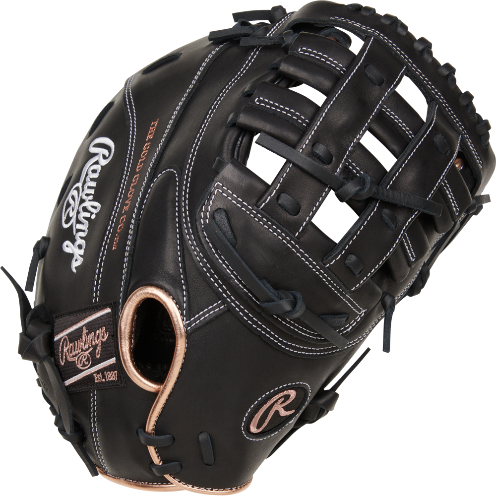 Rawlings R9 12.5" Fastpitch First Base Mitt: R9SBFBM-17B