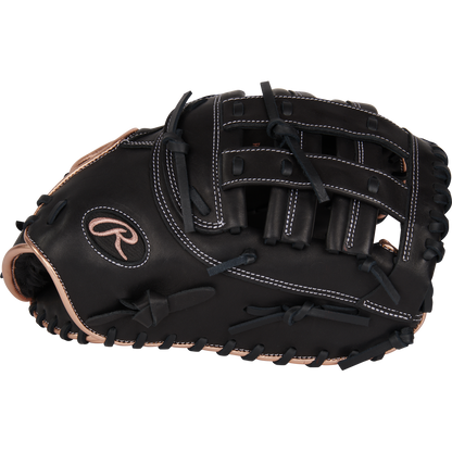 Rawlings R9 12.5" Fastpitch First Base Mitt: R9SBFBM-17B