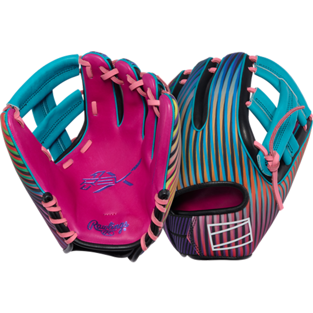 Rawlings REV1X Series 11.5 in Infield Glove: REV204-1BE
