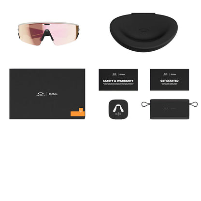 Oakley Meta Vanguard: Prizm Rose Gold, White Frame