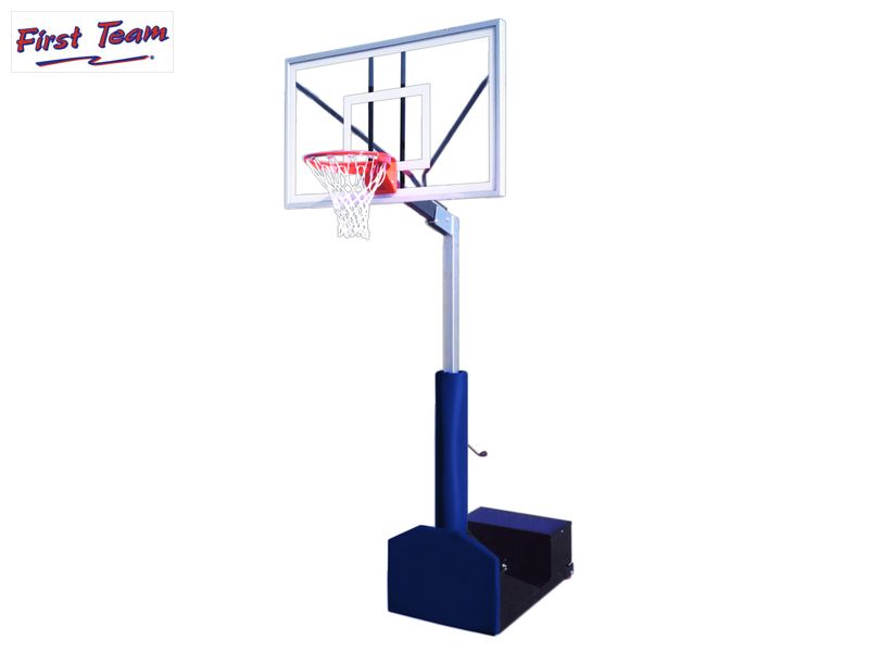 Rampage™ Nitro Tempered Glass Portable Basketball Hoop by First Team