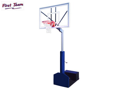 Rampage™ Nitro Tempered Glass Portable Basketball Hoop by First Team