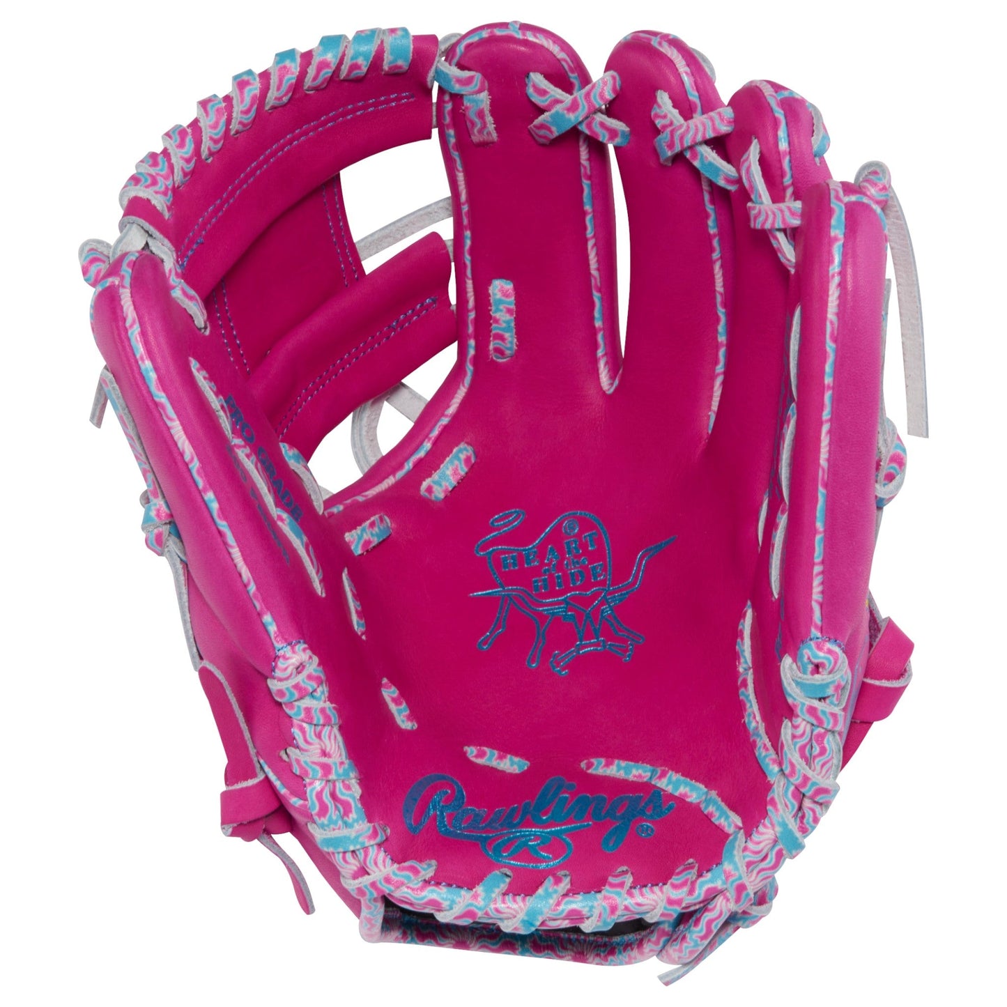 Rawlings Icon Fest Heart of the Hide Berry 11.5" Baseball Fielding Glove - PROR204-2BE