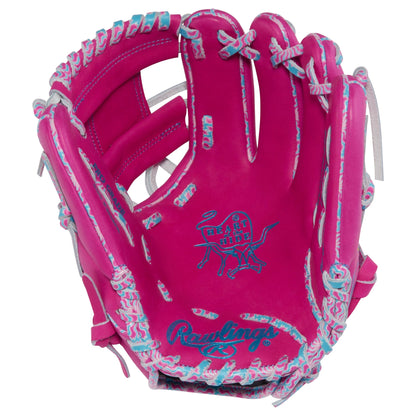 Rawlings Icon Fest Heart of the Hide Berry 11.5" Baseball Fielding Glove - PROR204-2BE