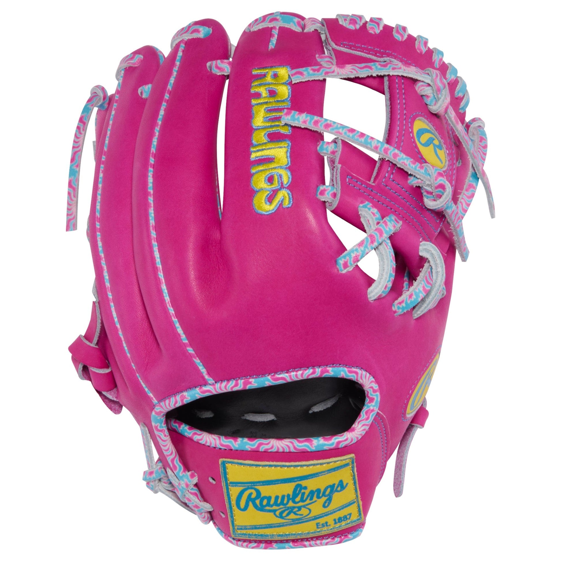 Rawlings Icon Fest Heart of the Hide Berry 11.5" Baseball Fielding Glove - PROR204-2BE