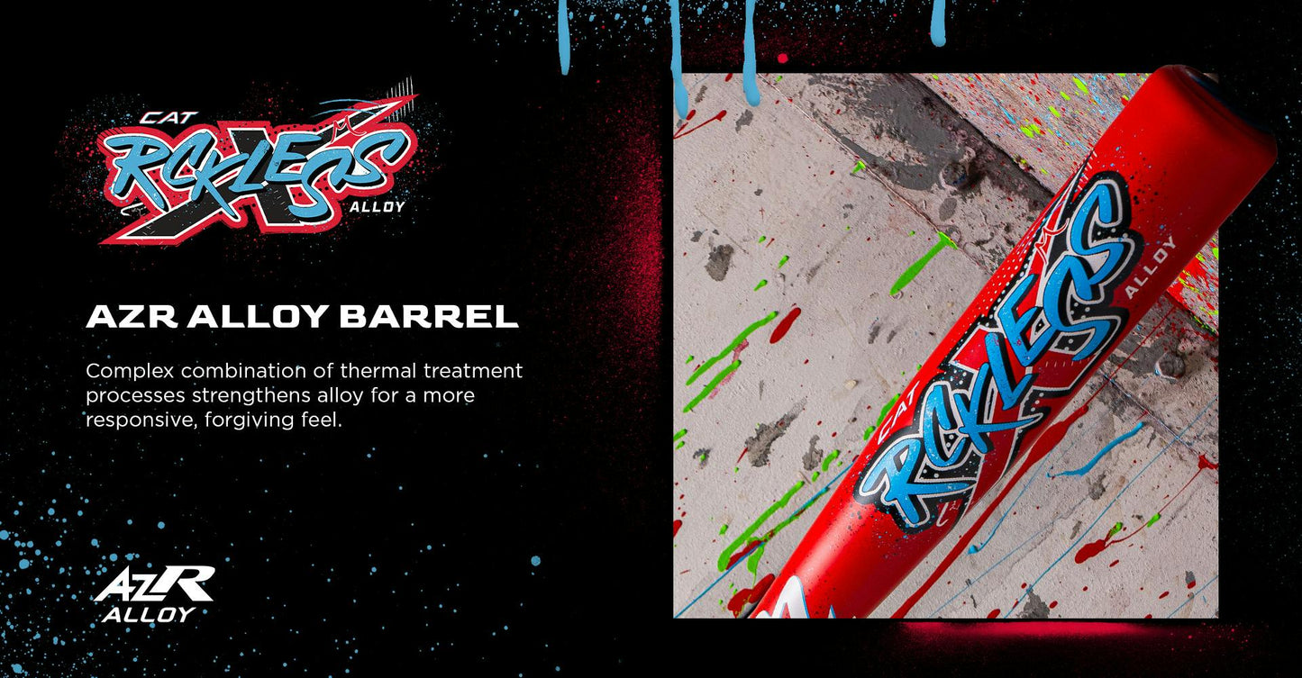2026 Marucci CAT X RCKLESS (-11) 2 5/8" USA Baseball Bat: MSBCR11USA