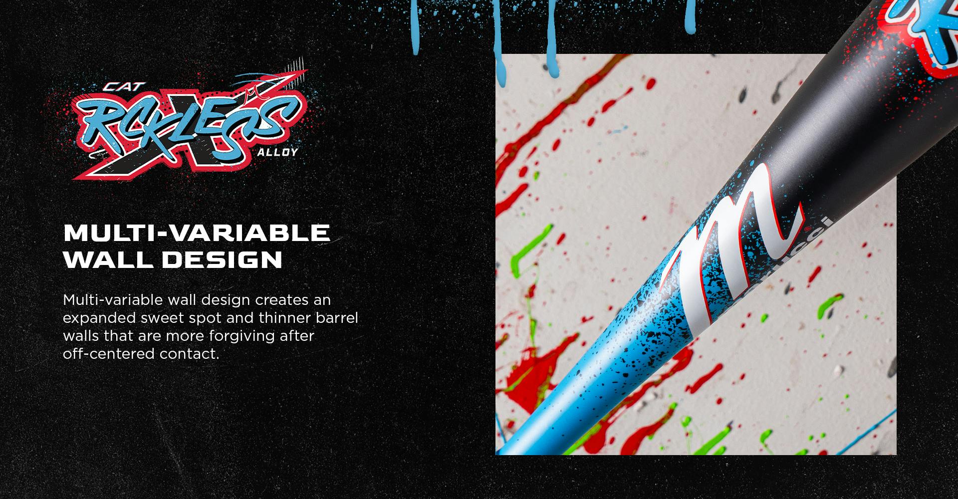2026 Marucci CAT X RCKLESS (-10) 2 3/4" USSSA Baseball Bat: MSBCR10 (DEMO)