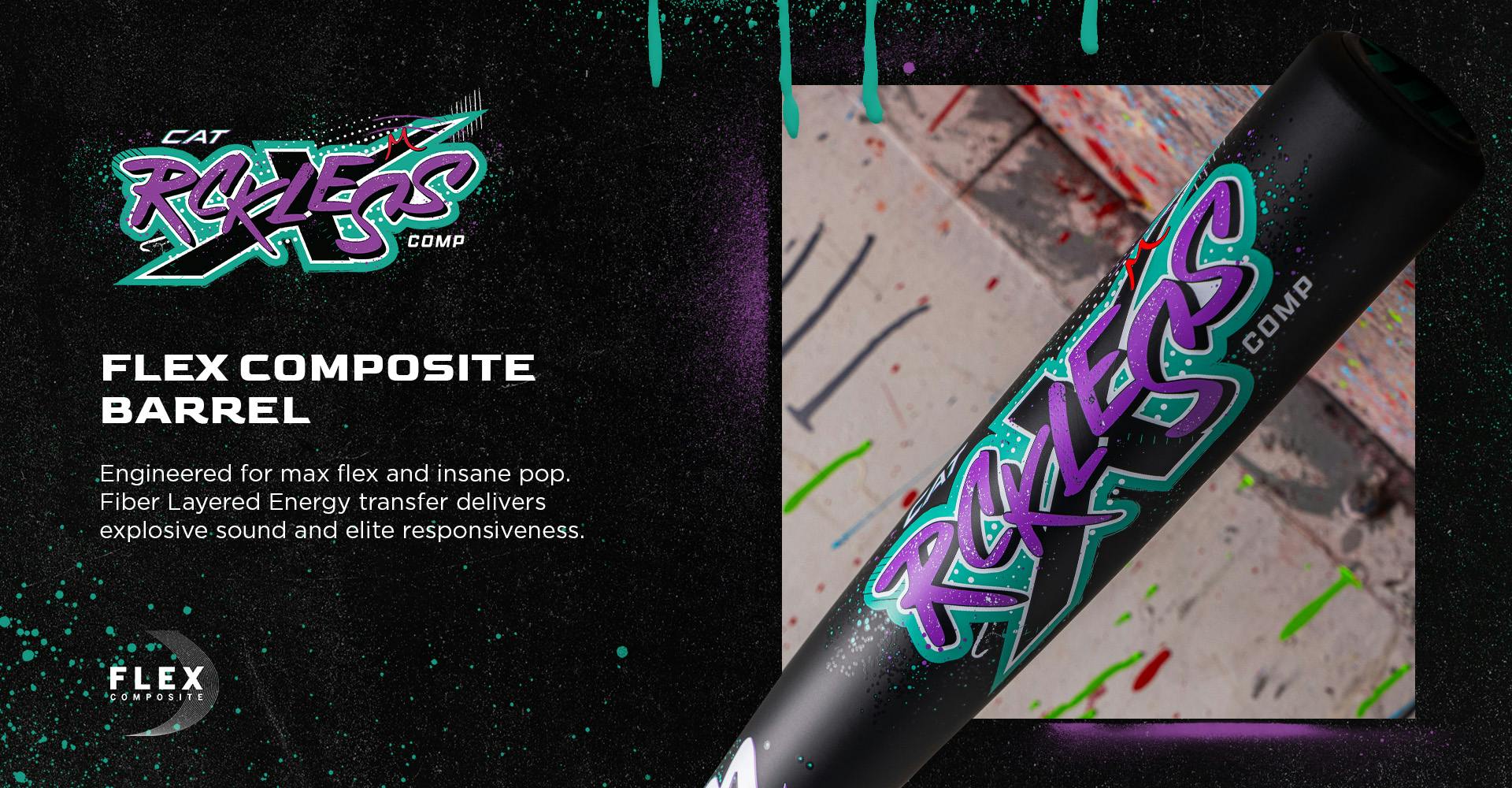 2026 Marucci CAT X RCKLESS Composite (-5) 2 3/4" USSSA Baseball Bat: MSBCRC5