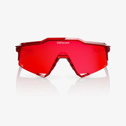 100% SPEEDCRAFT MLB Authentic Polished Translucent Red - HiPER Fire Red Mirror Lens