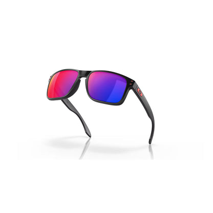 OAKLEY HOLBROOK Sunglasses Matte Black: Positive Red Iridium lenses