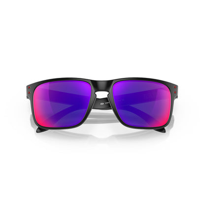 OAKLEY HOLBROOK Sunglasses Matte Black: Positive Red Iridium lenses