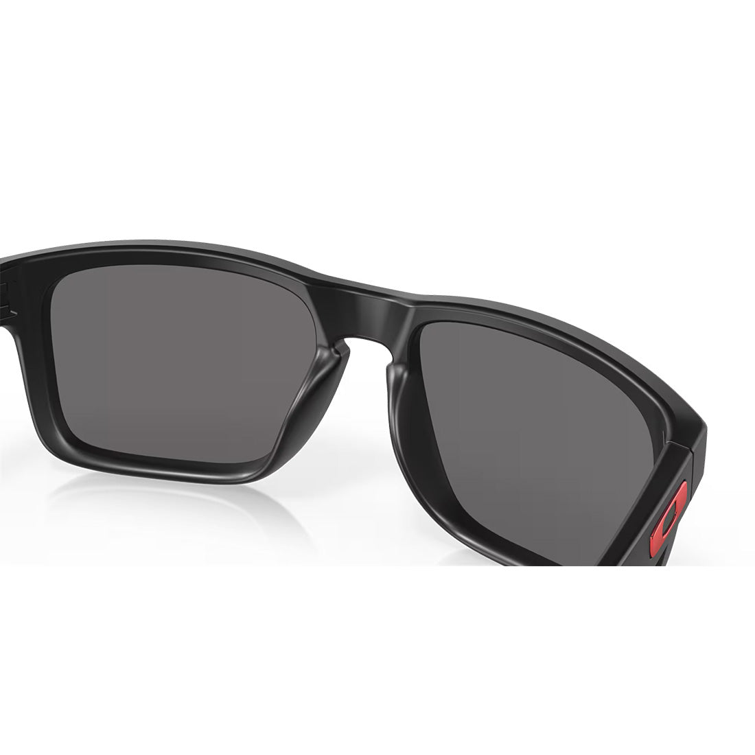 OAKLEY HOLBROOK Sunglasses Matte Black: Positive Red Iridium lenses