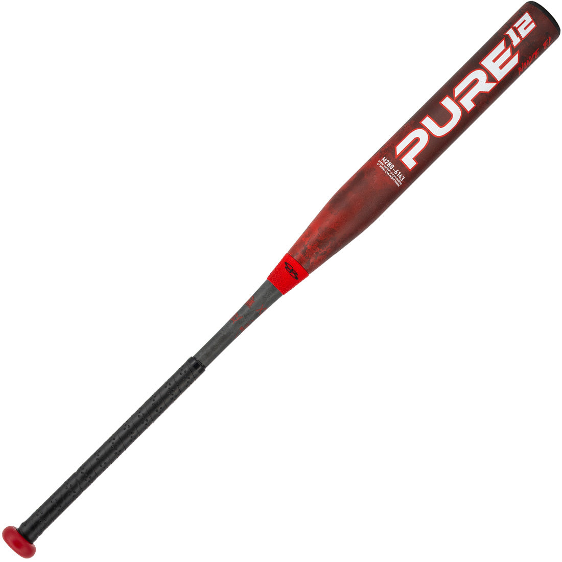 Boombah Pure Red Nuke Load 12" Endloaded Slowpitch Softball Bat: M2B0-6143