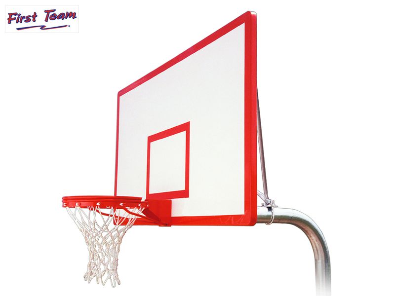 RuffNeck™ Fixed-Height In-Ground Basketball Hoop by First Team