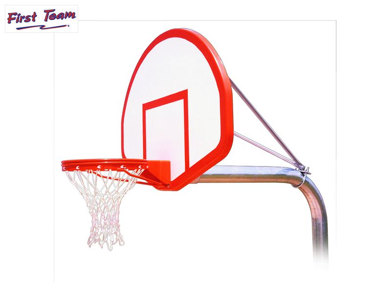 RuffNeck™ Fixed-Height In-Ground Basketball Hoop by First Team