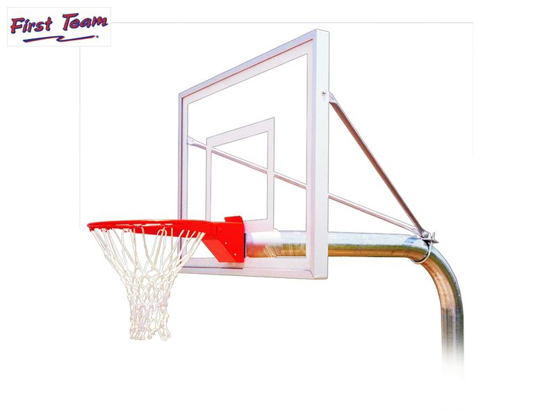 RuffNeck™ Fixed-Height In-Ground Basketball Hoop by First Team