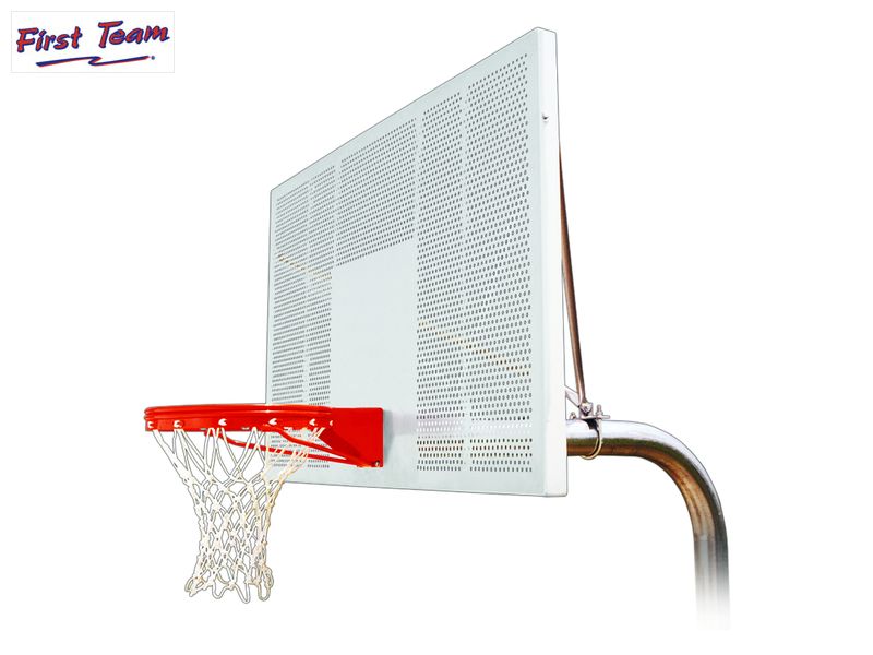 RuffNeck™ Fixed-Height In-Ground Basketball Hoop by First Team