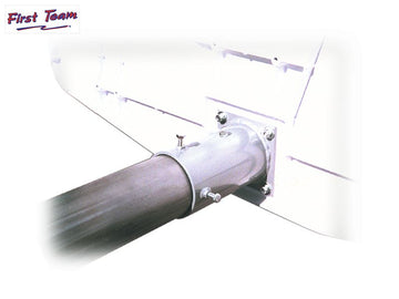 RuffNeck™ EXT (60” offset) Fixed-Height In-Ground Basketball Hoop by First Team
