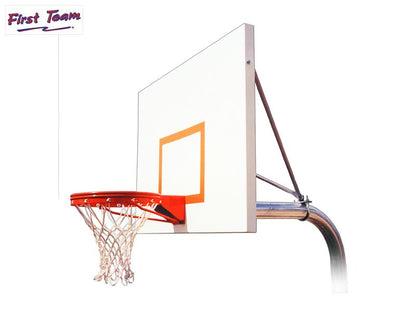 RuffNeck™ Fixed-Height In-Ground Basketball Hoop by First Team