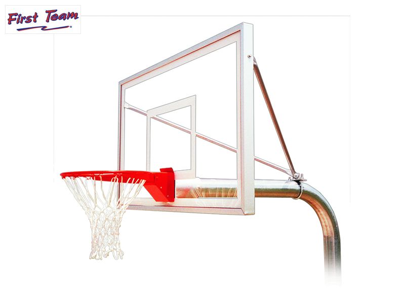 RuffNeck™ Fixed-Height In-Ground Basketball Hoop by First Team