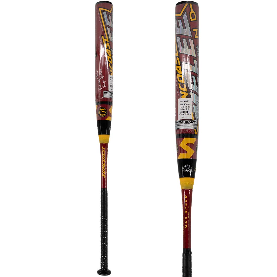 Suncoast Melee Diamond OG 12" End Loaded SSUSA Senior Softball Bat: SMDOG12E