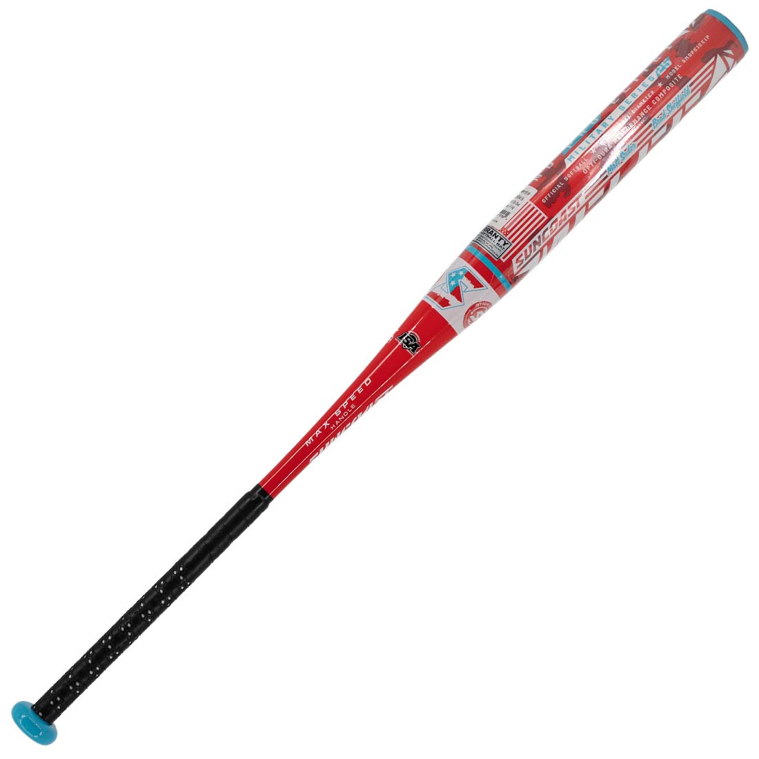 Suncoast Melee Diamond Pro Elite 12" 1PC End Loaded SSUSA Senior Softball Bat: Military Series (SMDPE12E1P)