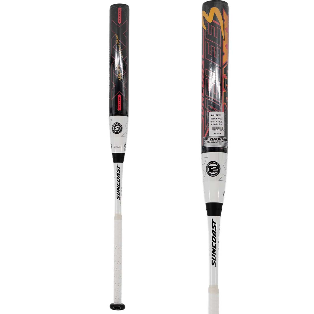 Suncoast Melee Max 3 12" End Loaded SSUSA Senior Softball Bat: SMM3SE12