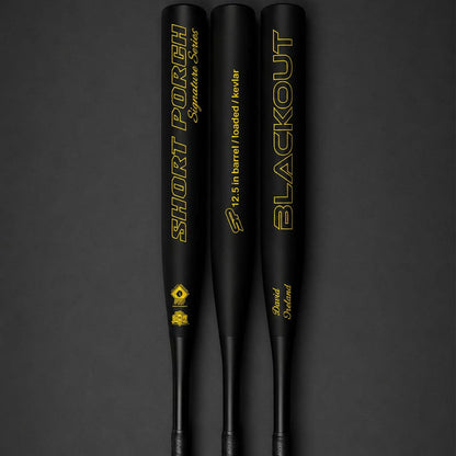 Short Porch DDT Blackout David Ireland Signature 12.5" End Loaded SSUSA Senior Softball Bat