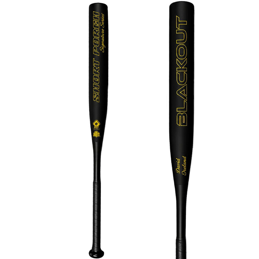 Short Porch DDT Blackout David Ireland Signature 12.5" End Loaded SSUSA Senior Softball Bat
