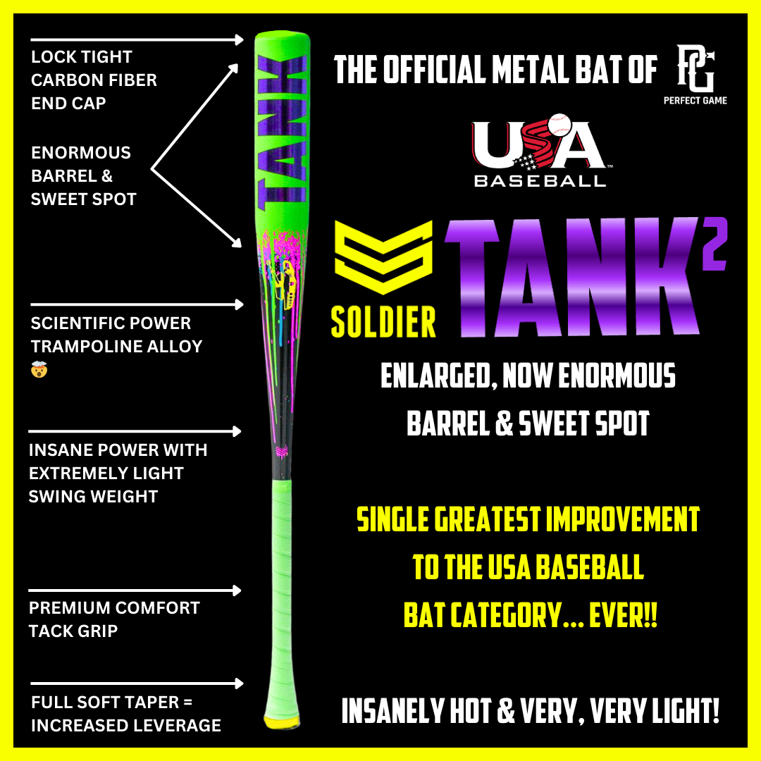 2026 Soldier Tank 2 Drip -5 USA Youth Baseball Bat