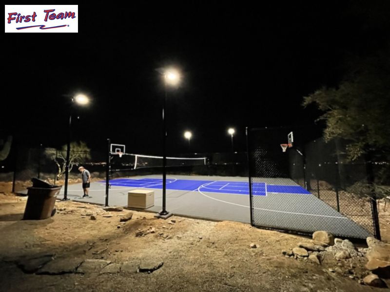 Court Vision™ Solar Powered Court Light by First Team
