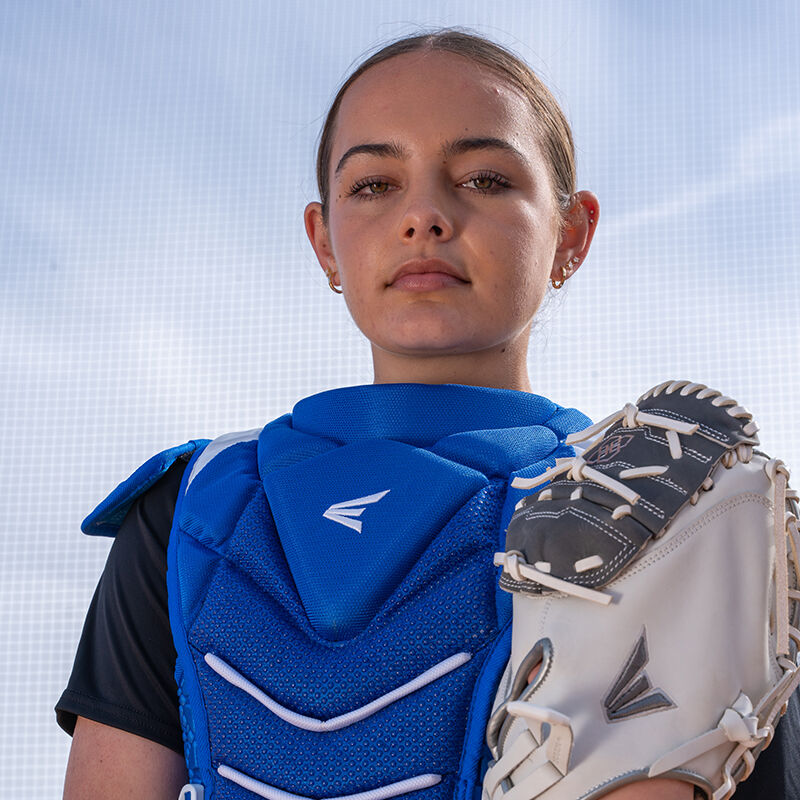 Easton X Jen Schro the Very Best Fastpitch Softball Catcher's Equipment Box Set