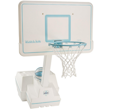 Dunn Rite Splash & Slam Clear White Basketball Hoop Set