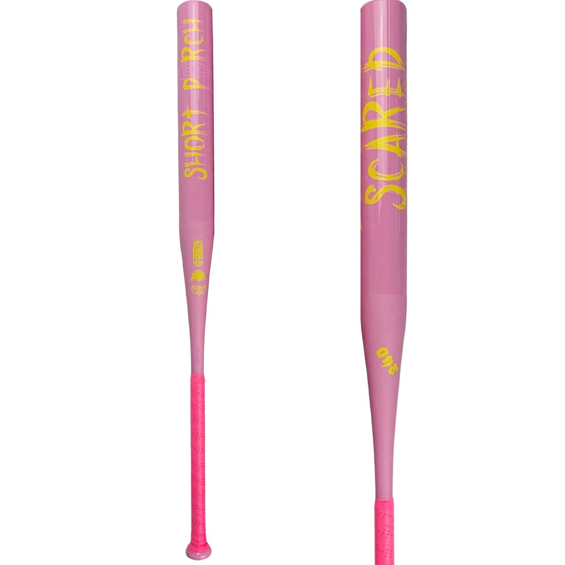 Short Porch Scared Summer Series 13" 1PC End Loaded USSSA Slowpitch Softball Bat: Pink Lemonade