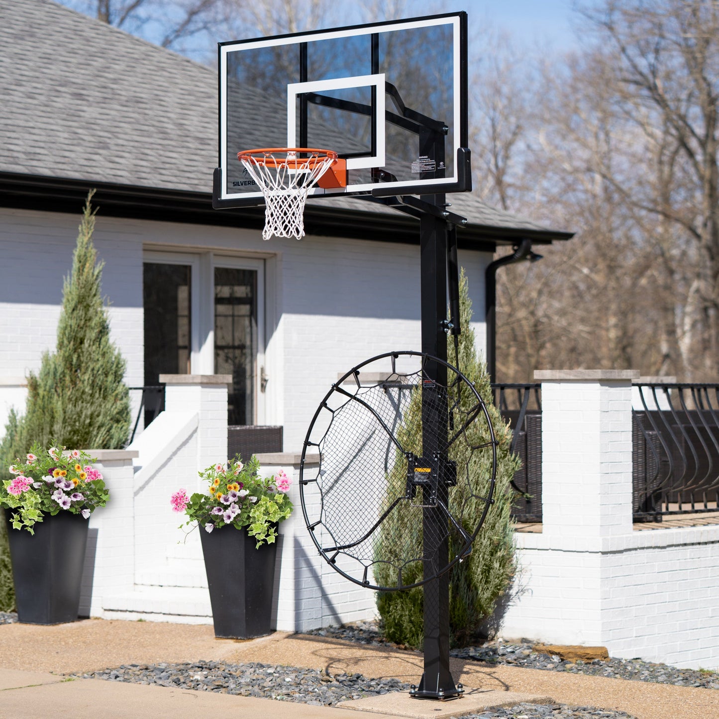 Passback Basketball Rebounding Net